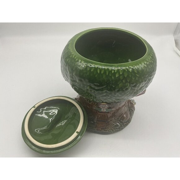 Keebler Vintage 1980's Elf Treehouse Cookie Snack Treat Jar Kitchen Collectible - Picture 15 of 16